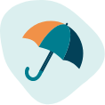 Animated umbrella